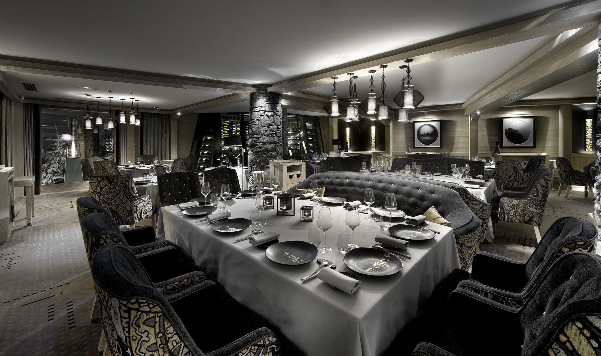 Hotel Le K2 Palace Courchevel Ristorante foto